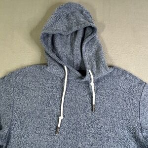 Feat Clothing Blanket Blend Hoodie Sweatshirt‎ Blue Medium Unisex